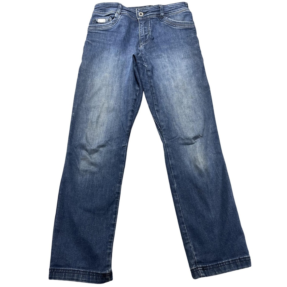 Kuhl Denim Klassik Fit Jeans Mens 30x30 Blue Medium Wash Straight Stretch Denim